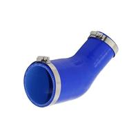 Manguera De Ventilación De Admisión Aire Tubo Gel Sílice Manguera Silicona Universal Adaptador Acoplador Tubería Grande Pequeño 45 Grados Resistencia A Altas Temperaturas Azul(I.D 70MM-76MM)