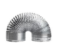 Manguera de ventilación, manguera de ventilación flexible para secadora, papel de aluminio de 120 mm con conducto flexible multiusos antillama de 59 pulgadas de longitud para aire acondicionado, camp