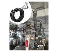 Manguera de ventilación Manguera Extralarga Con Campana Extractora De Polvo, Brazo Flexible De Extracción De Humos, Kit De Manguera Y Accesorios Para Recolección De Polvo(Id 100MM(3 8/9 in))