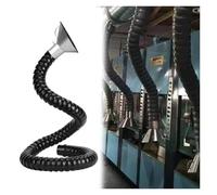 Manguera de ventilación Manguera flexible extralarga para recogida de polvo industrial, brazo articulado multiuso para humos con válvula ajustable, para control de humos(7m/23ft,45mm/1.8in)