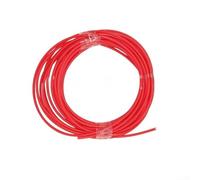 Manguera del enfriador de agua 4x6mm 20m Material rojo del silicón