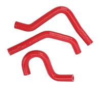 Manguera del Radiador del Motor, Material de Silicona Fácil Instalación Tubo de Refrigerante del Radiador del Motor Buen Sellado Durable para CR80R CR85R (rojo)