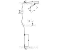 Manguera del sistema de dirección asistida 8516 16002 TRISCAN
