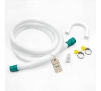 Manguera Desagüe Lavadora 5 m Kit Unión Lavadora Secadora con Empalme Adaptador y Accesorios de Conexión Compatible Universal para LG Bosch AEG Teka Electrolux