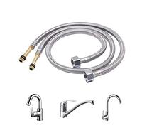 Manguera Ducha 2 Piezas Manguera Fregadero Cocina Flexo Conexión Flexible de Acero Inox Latiguillo para Grifo Cocina Manguera de conexión grifo 1/2'' 60cm Mangueras de Ducha Tubo para Cocina y Baño