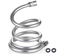 Manguera Ducha 2m Universal Pvc, Flexible de Mano de Repuesto Larga Manguera de DuchaAnti Torcedura, Estándar G 1/2