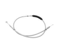 Manguera Embrague Cable De Embrague Ajustable para Motocicleta para Harley Iron 883 Hard para Candy para Custom XL883N 2013 2014 2015(Silver)