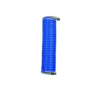 Manguera en espiral, unión roscada y muelle de protección, poliamida, R 1/8, diámetro de manguera 5 x 3, PN a 23 °C máx. 33 bares. Longitud: 10,0 m.