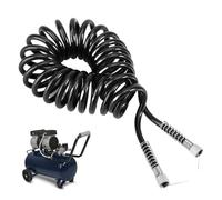 Manguera enrollada - Manguera de compresor de aire en espiral de 1/8 pulgadas | Kit de tubo de aire, accesorio de repuesto, accesorios de reparación industrial, kit de tubo de 9.8 pies para adultos y