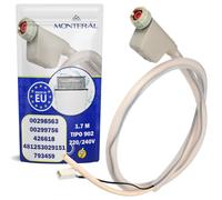 Manguera Entrada Agua con Aquastop para Lavavajillas Longitud 1,7 m Tipo 902 con Código Original 00299756 para Bosch para Balay para Siemens para Neff - MADE IN EU - Garantía de 10 Años - MONTERAL