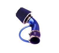 Manguera Entrada Aire Filtro De Aire Universal 3 "pulgadas 76mm + Cono Accesorios Estilo Coche Entrada(Blue)