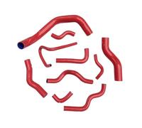 Manguera Entrada Aire Kit De Mangueras De Radiador De Silicona Para NISSAN Para SILVIA Para 200SX Para 240SX S13 S14 S15 SR20DET (10 Piezas)(K8-122-123 RED)