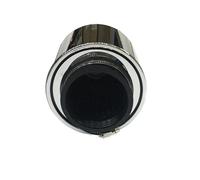 Manguera Entrada Filtro Kit De Filtro De Aire De Carbono De Alto Flujo Para Admisión Aire Frío Deportivo Coche Con Tubo Admisión Universal ID 51/57/63/76/80/89 Mm Tubo Admisión Aire(Only Air Filter)