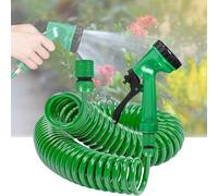 Manguera Extensible, 7.5m/10m/20m Manguera Espiral de Agua con Pistola Manguera Jardin, Manguera de Jardín Flexible, Manguera Espiral, Manguera de Agua Flexible Ducha de Jardín