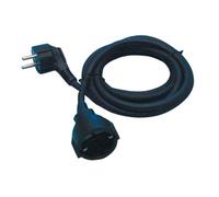 Manguera Extensible de Goma 3x1,5 de 8 MTS en Color Negro Conexiones, su diseño Flexible y Resistente asegura un Rendimiento óptimo en entornos Profesionales y domésticos.