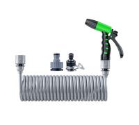 Manguera Extensible - Manguera Larga y Flexible,Tubo de Riego de 20m Antienrollamiento con Núcleo de Látex 4 Capas para Construcción, Obras y Lavado de Coches
