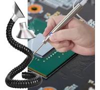 Manguera extractora de Humos Personalizable con rotación de 360° y Cubierta de Acero Inoxidable, Brazo de 4,5 m/8,2 pies para una eficiente Captura de Humos en el Taller. Ideal para carpinte