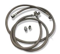 MANGUERA FLEXIBLE 2 PIEZAS PARA QUEMADOR DIESEL 3/8 X 1/4 CM 120 CODO 90° 602106