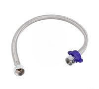 Manguera flexible de acero inoxidable para instalaciones de fontanería en cocinas e inodoros, 50 cm