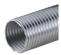 Manguera flexible de aluminio, 2,60 m de longitud, 400 mm de diámetro, resistente al calor