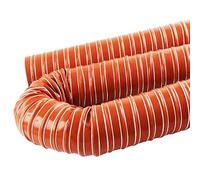 Manguera flexible de caucho de silicona for conductos de ventilación (de 2 a 18 pulgadas) de alta resistencia for calentadores y compresores.(L4mx40mm)