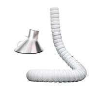 Manguera Flexible de extracción de Humos de 3 pies con Brazo colector de Humos y Campana extractora, Adecuada para Laboratorios y talleres, conducto de 160 mm, Elimina el Humo de Forma efica