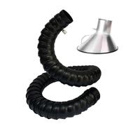 Manguera Flexible de extracción de Humos de 360° con Cubierta Perforada para ingeniería láser y Soldadura - 2 m / 6,5 pies, 200 mm / 7,87 Pulgadas, Ideal para Laboratorios y talleres.