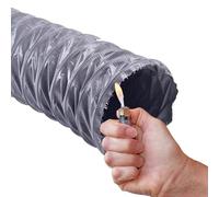 Manguera flexible de nailon for ventilación: conducto de escape resistente al calor for climatización, cocina y uso industrial (2-24 pulgadas)(5mx115mm)