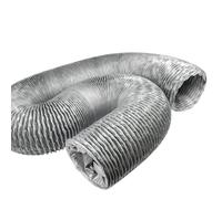 Manguera Flexible de Nailon para conductos de Aire - Conducto de Escape Resistente al Calor para Campana extractora y ventilación de Secadora, diseño de Alambre de Acero escalable, Uso unive