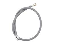 Manguera flexible de nailon trenzado de 50 cm/60 cm/85 cm F1/2 M15*1 for grifo extraíble de cocina, tubo giratorio, color negro y gris.(85cm Gray)