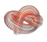 Manguera flexible de poliuretano para conductos, Longitud de encargo de los tamaños múltiples del poliuretano de la PU del claro de la manguera de la recolección de polvo(Dia-11 Inch(280mm))