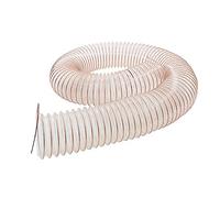 Manguera flexible de PU 3,28 pies con fuelle for carpintería(50mmX0.6mm)