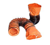Manguera flexible de PVC de 1,8 m con cuerda ajustable for ventilador de escape, manguera plegable y fácil de almacenar.(350mm)