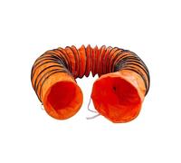 Manguera flexible de PVC de 16 pulgadas con cuerda ajustable y soporte de acero for ventilador de escape.(350mm)