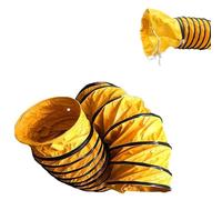 Manguera flexible de PVC de 6 pulgadas, 8 pulgadas, 12 pulgadas, 14 pulgadas, 16 pulgadas, manguera de ventilación corrugada retráctil de 16 pies, 16 pies, 26 pies, 32 pies, para conductos de aire de