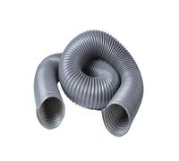 Manguera flexible de PVC for recolección de polvo, conducto corrugado gris, utilizada for aire acondicionado, aspiración y transporte de polvo(90mm/3.5")