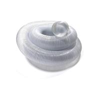 Manguera flexible de PVC transparente para recogida de polvo, antiestática, sin enredos, para extracción de polvo de carpintería