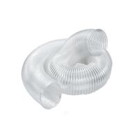 Manguera flexible de recogida de polvo de 2 m, 180 mm, PVC resistente a pinchazos, manguera de vacío transparente para carpintería, sistema de recogida de polvo, ideal para tiendas y proyectos de