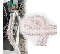 Manguera flexible de recogida de polvo, tubo de conducto transparente, tubo de extracción comercial para talleres, tiendas de campaña, filtro de aire, 10 m de largo, 190 mm de diámetro