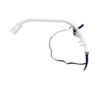 Manguera flexible de repuesto de 1,8 m de longitud para máquinas de respiración, accesorio de tubo de marco universal, montaje de tubo corto, a prueba de fugas, correa de casco fácil de instalar