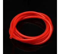 Manguera flexible de silicona 5 metros for agua y bebidas, resistente a la temperatura, color rojo, diámetro interior 2 mm x 4(Red Id 2mm X 5mm Od)