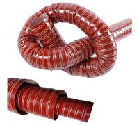 Manguera Flexible de Silicona de 10 Metros (33 pies) para conductos de Freno - Tubo de ventilación de Alta Temperatura para Humos industriales, ventilación de secadoras, calefacción y refrig