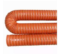 Manguera Flexible de Silicona para conductos de Aire de 1 Metro (3,28 pies) - Conducto de Escape de Alta Temperatura para automóviles, garajes y secadoras - Manguera de ventilación de refrig