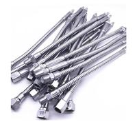 Manguera flexible de tubo de refrigerante de aceite de agua, Tubo de enfriamiento metal 1/4 pulgada varios tamaños for fresadora torno CNC(Outer Wire,1/4-400MM)