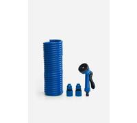 Manguera Flexible en Espiral con 7 Funciones de 7.5M Azul