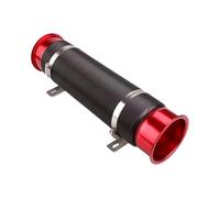 Manguera Flexible Entrada Aire, 76mm, 3 Pulgadas, Universal, Ajustable, Modificación De Coche, Deporte, Carreras, Tubo Telescópico Frío Manguera Tubería Inducción(Rojo)