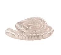 Manguera flexible for conductos de poliuretano PU, extracción polvo y humos manguera for flexibles, ventilación for carpintería, 1 m largo(ID 160 mm)(ID 60mm)