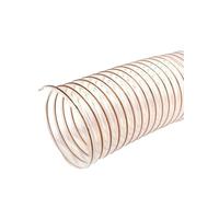 Manguera flexible for conductos de poliuretano PU, manguera vacío for recolección polvo carpintería, varios tamaños 20 mm a 600 mm(200 mm/0,93 mm)(100mm/0.93mm)