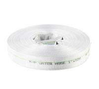 Manguera flexible para bombas contra incendios | Ø26 mm / 1" | Longitud 50 m | para agua limpia y suciedad | Resistencia térmica y mecánica | de poliéster
