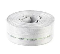 Manguera flexible para bombas contra incendios | Ø52 mm / 2" | Longitud 30 m | para agua limpia y suciedad | Resistencia térmica y mecánica | de poliéster